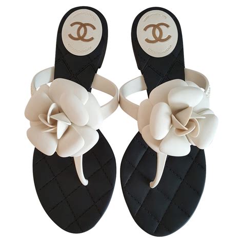 chanel flip flops buy|chanel wedge flip flops.